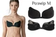 Силіконовий невидимий бюстгалтер Fly Bra Latch Рush Up Black Size M - зображення 1