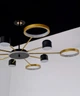 Люстра підвісна Stellato (Big) Чорний LED (three-colour) (SDLC-00113) - изображение 3
