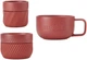 Набір чашок для кави La Cafetiere Family Mug Red LCMUGSETRED3PC - зображення 1