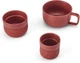 Набір чашок для кави La Cafetiere Family Mug Red LCMUGSETRED3PC - зображення 5