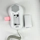 Доплер фетальний ультразвуковий для прослуховування серцебиття плоду Fetal Doppler, портативний детектор серцевого ритму малюка для вагітних з РК-дисплеєм на батарейках Білий з рожевим YSL-T505-White/Pink - зображення 4