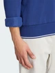 Свитшот оверсайз на флисе мужской Adidas Collegiate JM1734 M Синий с принтом (4068808784702) - изображение 5