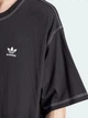 Футболка хлопковая длинная мужская Adidas Originals Trefoil Essentials JW0971 S Черная (4068807534056) - изображение 4
