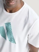 Футболка спортивная длинная мужская Adidas Adi365 Running Essentials Brand Love JM5740 S Белая с принтом (4068808002660) - изображение 7