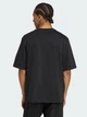 Футболка хлопковая длинная мужская Adidas Originals Leo Oversized JV7569 XL Черная с принтом (4068808477116) - изображение 2