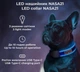 Ошейник для собак с подсветкой WAUDOG LED, NASA21, размер M-L - изображение 5