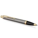 Ручка шариковая Parker 21132 IM 17 Grey Lacquer GT - изображение 3