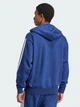Толстовка на флисе, на молнии мужская Adidas Essentials 3-Stripes Fleece JD1868 2XL Синяя (4067887462129) - изображение 2