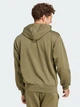 Худи утепленное оверсайз мужское Adidas Essentials Feelcozy Fleece JE3799 M Оливковое (4067905759170) - изображение 2