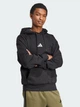 Худи утепленное оверсайз мужское Adidas Essentials Feelcozy Fleece JE3807 2XL Черное (4067905731978) - изображение 3