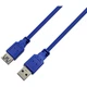 Кабель ProLogix USB - USB V 3.0 (M/F), 1.8 м, синій (PR-USB-P-11-30-18m) - зображення 1