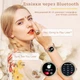 Смарт годинник жіночий Smart Watch з дзвінками, повідомленнями, вимірюванням пульсу, AMOLED-дисплей, 2 ремінці - зображення 5