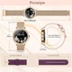 Смарт годинник жіночий Smart Watch з дзвінками, повідомленнями, вимірюванням пульсу, AMOLED-дисплей, 2 ремінці - зображення 8
