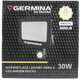 Світлодіодний прожектор Germina GW-0102 з датчиком руху 30 Вт 3000 лм 6400 К Hera - зображення 3
