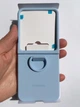 Чехол силиконовый с кольцом Silicone Cover with Ring для Samsung Galaxy Z Flip6/Flip 7 FE/ Flip5 Blue SM-F741/SM-F761/SM-F731 - изображение 4