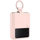 Чехол силиконовый с кольцом Silicone Cover with Ring для Samsung Galaxy Z Flip4/ Flip4 Pink SM-F711 - изображение 5
