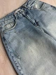 Джинсы женские I8 51777 широкие скейтер baggy с потертостями 30 голубые - изображение 8