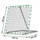 Bramka treningowa Neo Sport rebounder 120 x 120 cm (5903890611347) - obraz 6