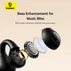 Навушники бездротові Baseus Bass 15 Clip Open-Ear True Wireless Earphones Bluetooth 5.4 з кейсом Чорний (A00079500113-00) - зображення 7