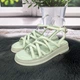 Босоніжки жіночі MeiDeLi оливкові на об'ємній підошві 39р (25,5 см) 8005 - зображення 5