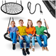 Huśtawka Neo-Sport Bocianie gniazdo NS-104 120 cm Czarna (5903890627201) - obraz 5