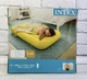 Дитячий велюровий матрац надувний одномісний жовтий Intex 88х157х18 см - зображення 2