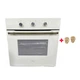 Духовой шкаф газовый Luxor Qualität 60 GIO Rustik Grill KUP конвектор, бежевое стекло + набор для подключения пропан в подарок, бежевый - изображение 1
