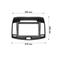 Перехідна рамка Lesko Hyundai Elantra (HD) Avante (HD) 2006-2010 (3692) 9" - зображення 4
