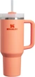 Термочашка стальная с двойной вакуумной изоляцией Stanley Quencher H2.0 Flowstate 1,18 л Nectarine - изображение 1