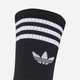 Набор женских носков высоких Adidas 3-Stripes Crew Socks 3 Pairs JV7402 37-39 3 пары Черный/Белый (4068807907171) - изображение 3