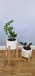 Комплект подставок для цветов и вазонов 2шт WoodDecor без покрытия - изображение 1