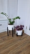Комплект підставок для вазонів та квітів 2 шт WoodDecor чорного кольору - зображення 1