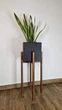 Підставка для вазона, квітів з дерева висока WoodDecor Коричнева - зображення 1