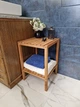 Стеллаж, этажерка на 2 полочки из натурального дерева WoodDecor, покрытый маслом - изображение 3