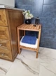 Стеллаж, этажерка на 2 полочки из натурального дерева WoodDecor, покрытый маслом - изображение 8