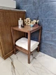 Стеллаж, этажерка на 2 полочки из натурального дерева WoodDecor Коричневый - изображение 1