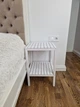 Тумба прикроватная 36х36х50 см из натурального дерева бук в белом цвете WoodDecor - изображение 4