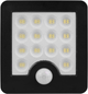 Lampa solarna z czujnikiem ruchu DPM SBT005 500 lm 4000 K Black (5906881221921) - obraz 2