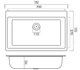 Кухонная мойка Platinum 7850 Bogema топаз (SP000038089) - изображение 7