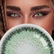 Натуральные зеленые контактные линзы - Айс Софт Грин 2шт. от ELITE Lens - изображение 1