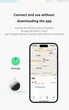 GPS Трекер, FindMy Tag, круглий (Android, Apple) - Чорний - изображение 4