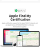 GPS Трекер, FindMy Tag, круглий (Android, Apple) - Чорний - изображение 5