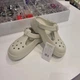 Жіночі сандалі Крокс Бежеві Crocs Classic Mary Jane Bone (39-40, бежевий) - изображение 5