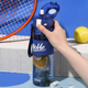 Пляшка для води спортивна Cille Hello 860 мл тританова пляшечка для спорту фляга з ремінцем і мішком зі шкалою Синій - зображення 3