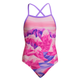 Детский купальник Funkita Girl's Strapped In One Piece Rockie High (FKS034G71983) размер 10 розовый 140 - изображение 5