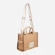 Сумка кросс-боди через плечо женская тканевая средняя Marc Jacobs The Canvas Medium Tote Bag BG-MJ-40 Коричневая (196611093514) - изображение 2