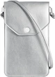 Чохол-сумка для телефону на ремінці, срібло "Cross" - MAKEUP Phone Case Crossbody Silver (840387-27056131) - изображение 1