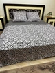 Постільна білизна бавовняна Платінум Євро Простирадло на гумці 160x200х20 Бязь Сіра 50 х 70 - зображення 2
