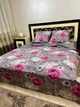 Постільна білизна бавовняна Атакама Євро Простирадло на гумці 160x200х20 Бязь Сіра 50 х 70 - зображення 1