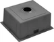 Кухонная мойка Kroner KRP Schwarze - 4843HM PVD (3.0/1.0 мм) + сушка для посуды - изображение 9
